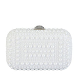 Ari Hotfix Clutch - White - The Stockroom NZ