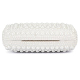 Ari Hotfix Clutch - White - The Stockroom NZ