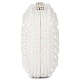 Ari Hotfix Clutch - White - The Stockroom NZ