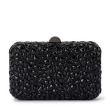 Aviva Crystal Clutch Black - The Stockroom NZ