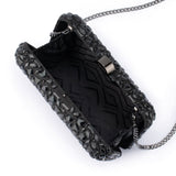 Aviva Crystal Clutch Black - The Stockroom NZ