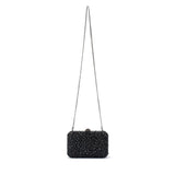 Aviva Crystal Clutch Black - The Stockroom NZ