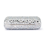 Aviva Crystal Clutch Silver - The Stockroom NZ