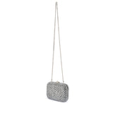 Casey Hot Fix Sparkle Clutch - Black/Silver - The Stockroom NZ