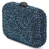 Casey Hot Fix Sparkle Clutch - Blue - The Stockroom NZ