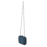 Casey Hot Fix Sparkle Clutch - Blue - The Stockroom NZ