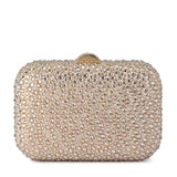 Casey Hot Fix Sparkle Clutch - Champagne - The Stockroom NZ