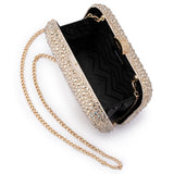 Casey Hot Fix Sparkle Clutch - Champagne - The Stockroom NZ