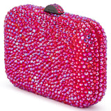 Casey Hot Fix Sparkle Clutch - Fuschia - The Stockroom NZ