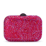 Casey Hot Fix Sparkle Clutch - Fuschia - The Stockroom NZ