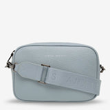 Plunder with Branded Webbed Strap in Powder Blue by Status Anxiety - The Stockroom NZ