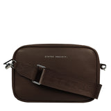 Plunder with Branded Webbed Strap in Cocoa by Status Anxiety