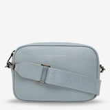 Plunder with Branded Webbed Strap in Powder Blue by Status Anxiety