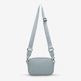 Plunder with Branded Webbed Strap in Powder Blue by Status Anxiety