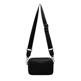 Plunder in Black with Branded Webbing Strap by Status Anxiety